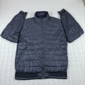 Lululemon the puffer navigation jacket men’s size L black lightweight goose down